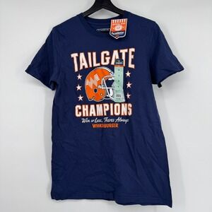 NEW Magellan Whataburger Tailgate Champions Navy Blue Graphic T-Shirt Small